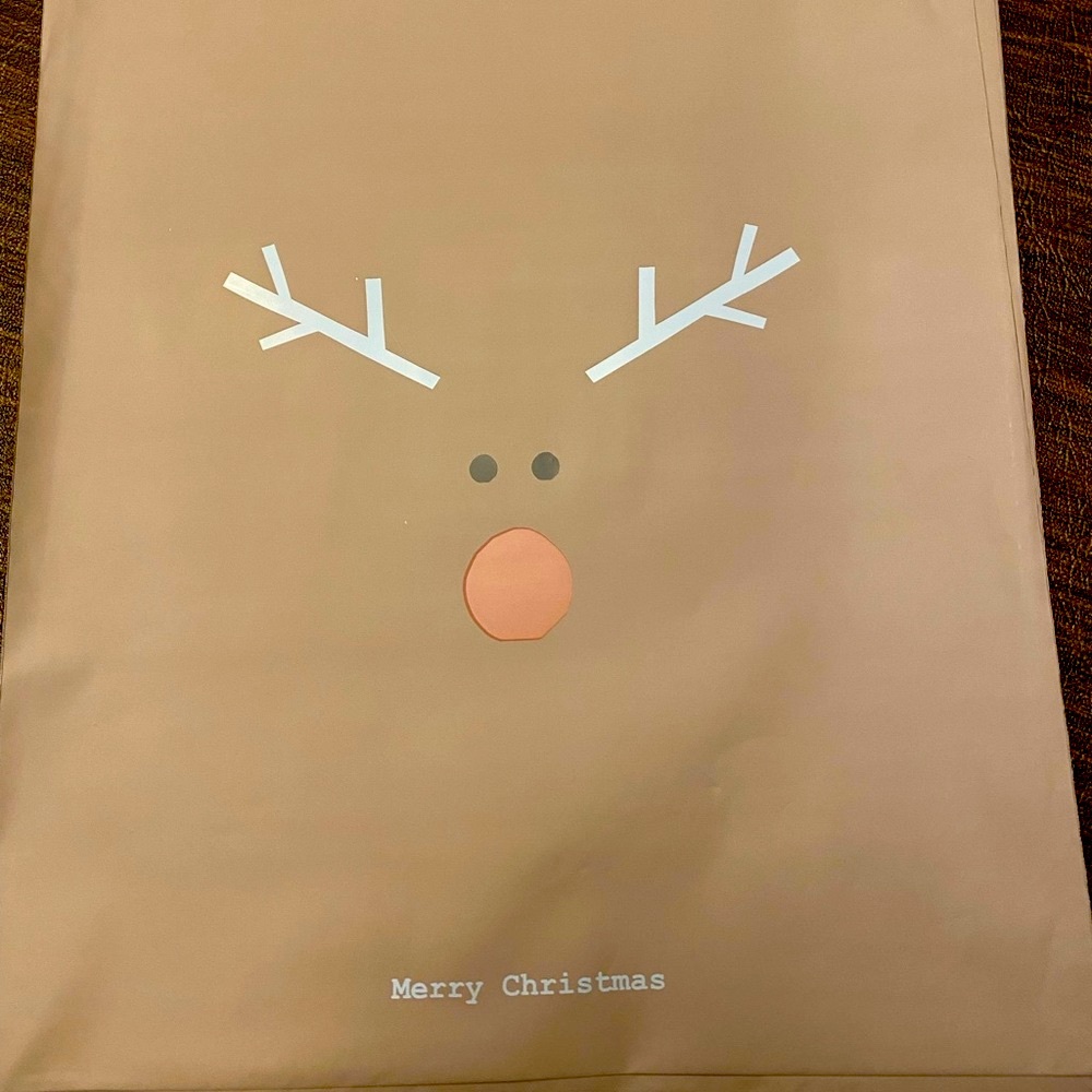 Christmas Rudolph Poly Mailers 10x13 Pack of 25 - Picture 4 of 4